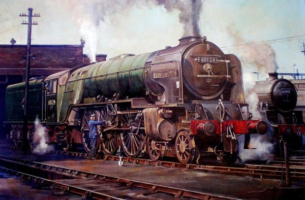 Алан Фирнли художник картины Паровозов