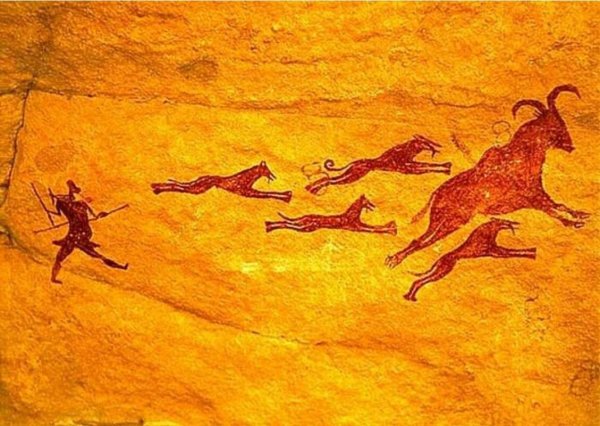 Наскальная живопись Тассилин Аджер