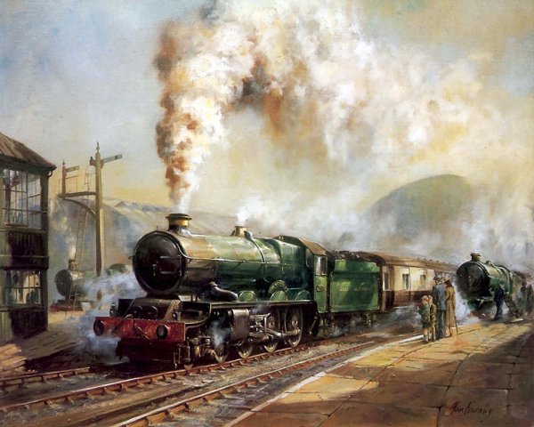 Шалаев художник паровоз