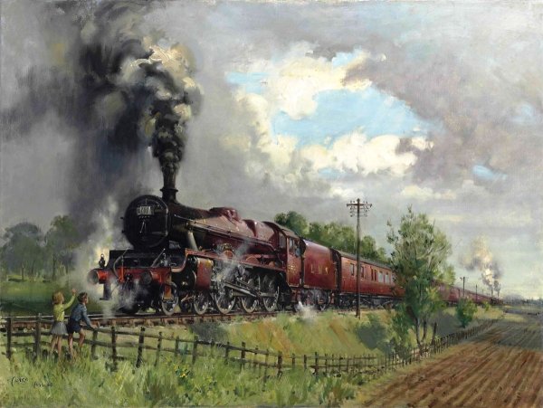 Байкало -Амурская магистраль живопись