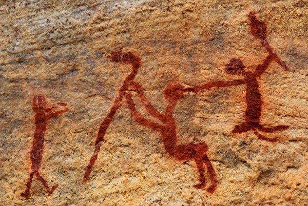 Наскальная живопись бушменов Неолит