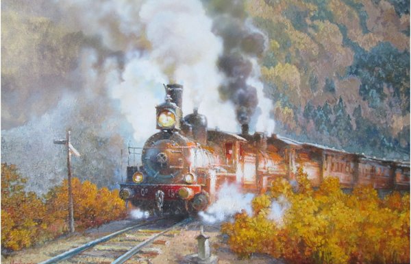 Алан Фирнли художник картины Паровозов