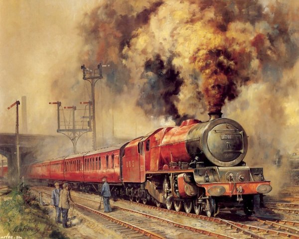 Паровоз Иосиф Сталин Смукрович