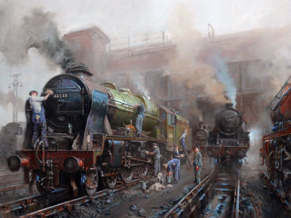 Алан Фирнли художник картины Паровозов