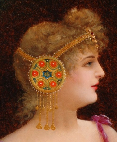 Живопись женские украшения