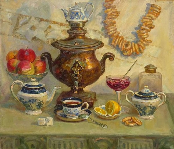 Самовар натюрморт Батаршин