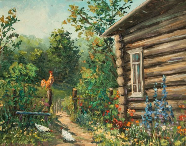 Деревенские мотивы в живописи