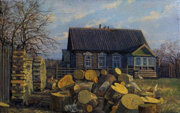 Художник Геннадий Проваторов - жизнь деревенская