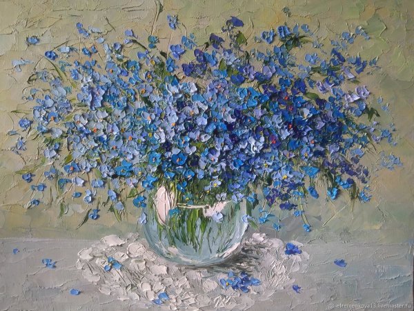 Художник Михаил Исаев. Незабудки