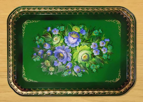 Жостово Нижнетагильская роспись