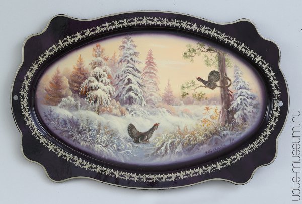 Тагильская роспись сюжетная