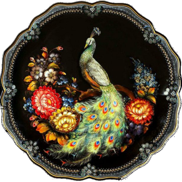 Натюрморт с жостовским подносом