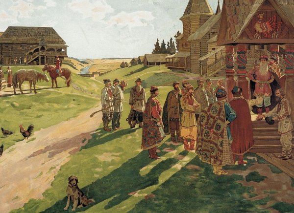 Двор удельного князя Васнецов