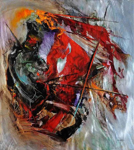 Современная живопись на металле