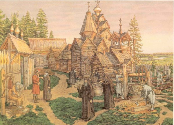 А М Васнецов монастырь в Московской Руси