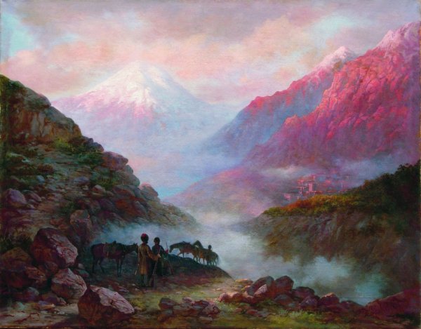 Илья Николаевич Занковский горы Кавказа