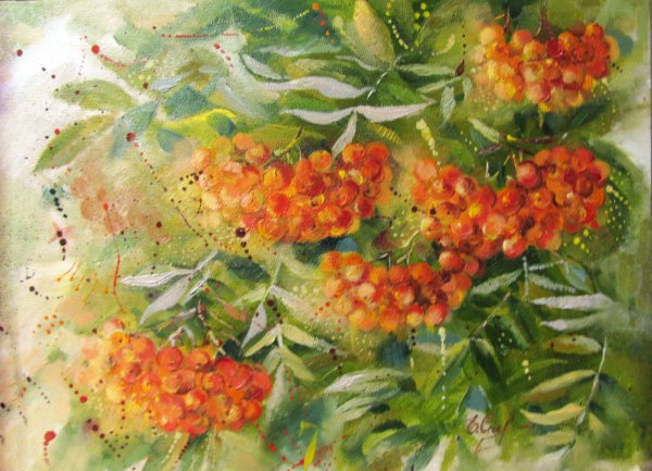 Художник Курицын рябина