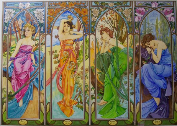 Картина Климта Бетховенский фриз