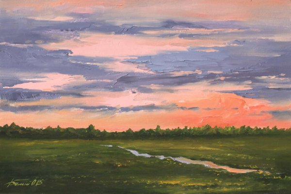 Этюд пейзажа на состояние