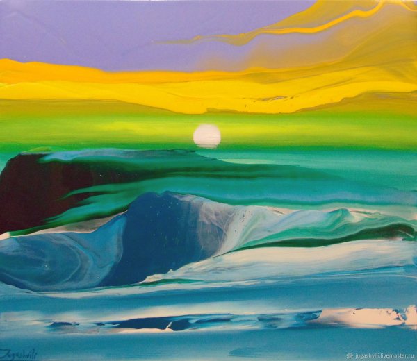 Горизонт живопись маслом