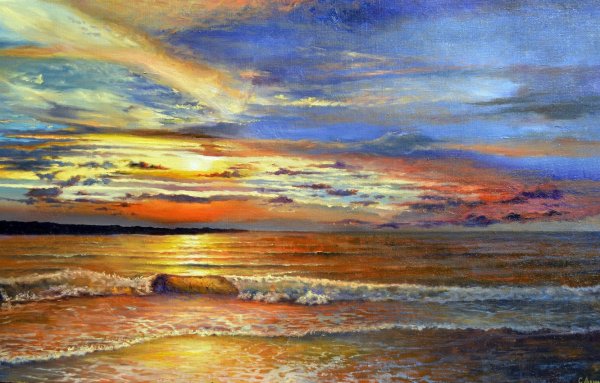 Художник Луценко Сергей Сергеевич море