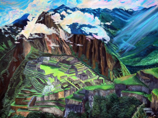 Перу Мачу Пикчу реконструкция