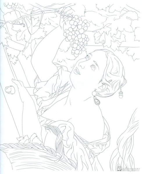 Картины Леонардо Давинчи раскраска