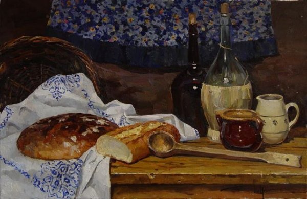 Мария Старцева художник деревенский натюрморт