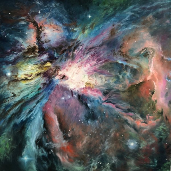 Космос живопись маслом