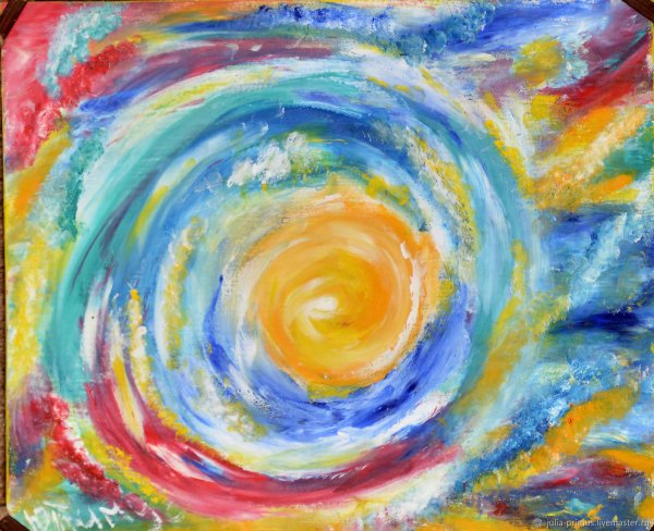 Космос живопись маслом