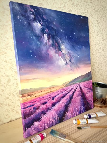 Космос акрилом