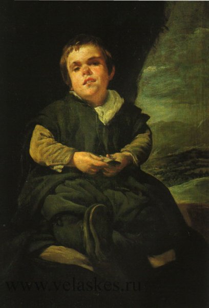 Веласкес Диего придворный карлик Франсиско Лескано
