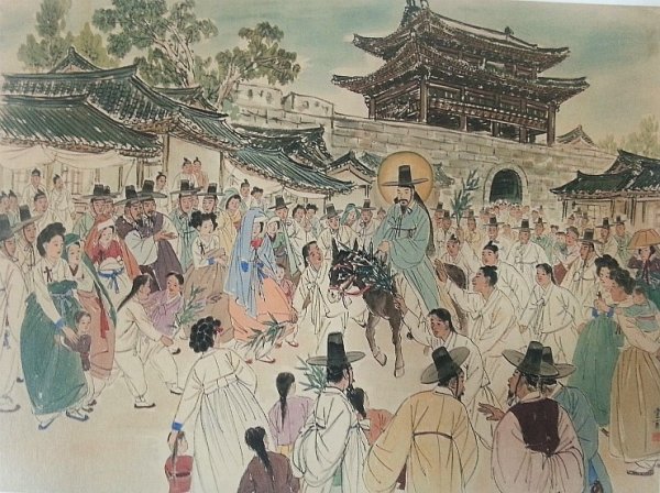 Корейская живопись Чосон театр