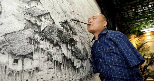 Хуан Гофу инвалид художник