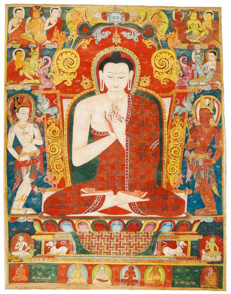 Тибетские фрески