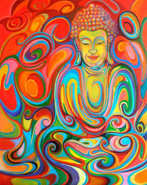 Будда Хинаяны живопись