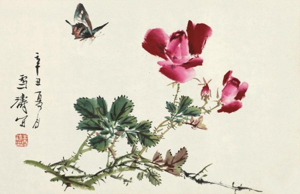 Ветер японская гравюра