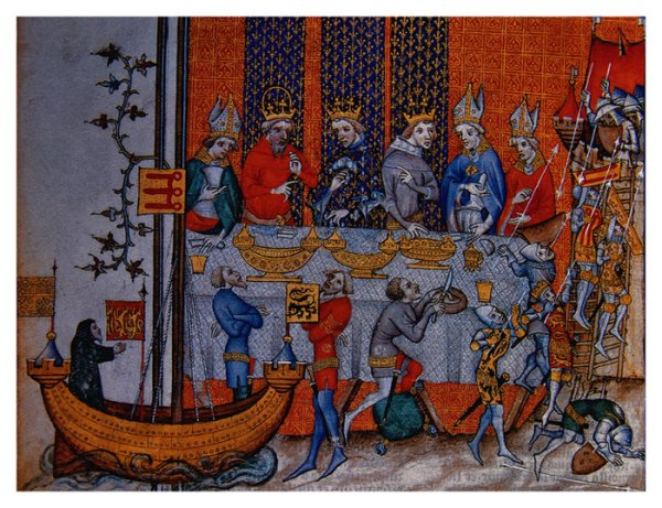 Интернациональная Готика книжная миниатюра