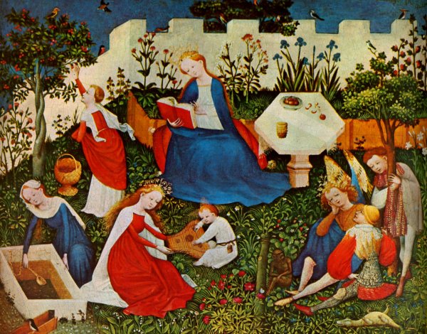 Верхнерейнский мастер. «Райский сад». 1410-1420-Е