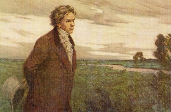 Портреты Бетховена на природе