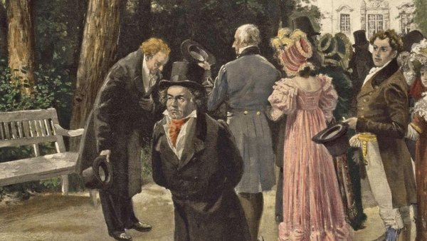 Бетховен на прогулке