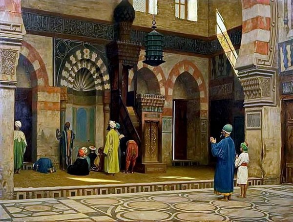 Живопись Жан-Леон Жером ..Каир мечеть....