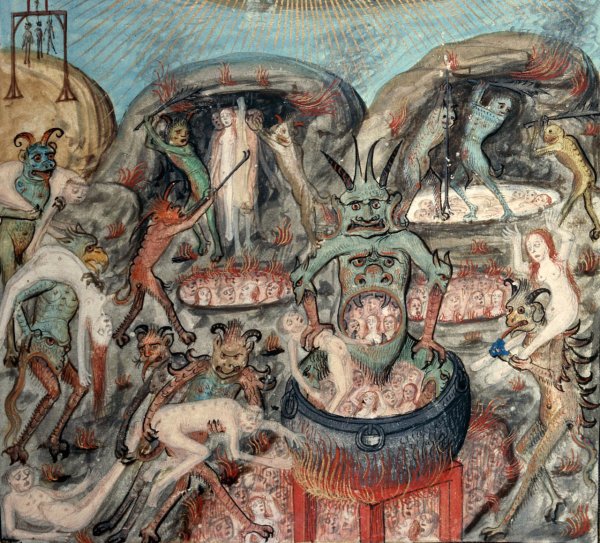 Картина "мучения ада" Босх