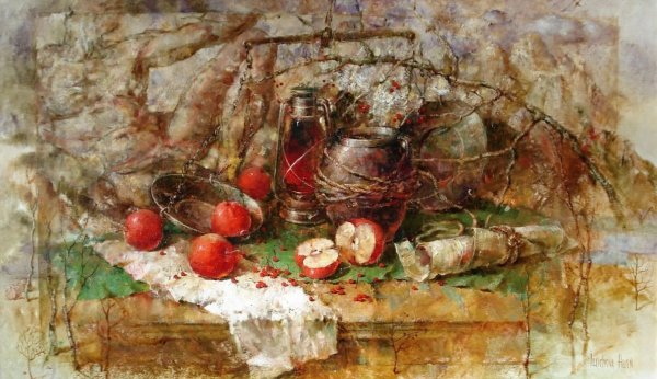Ильичева Елена художник натюрморты