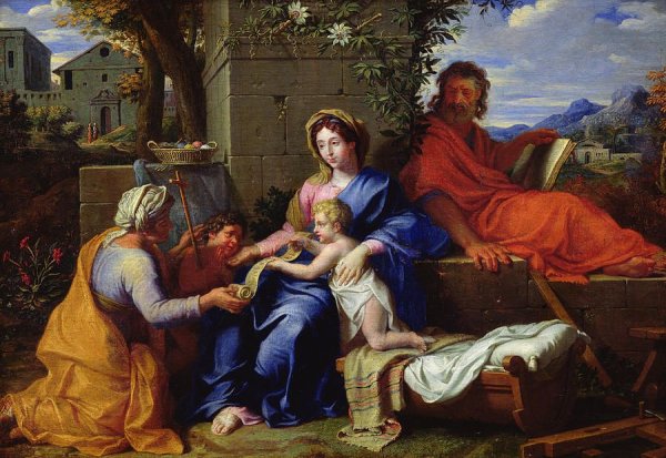 Бернардино Луини святое семейство