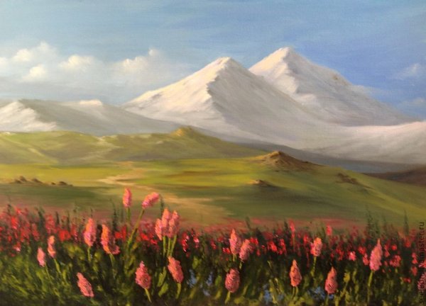 Куинджи Эльбрус Лунная ночь