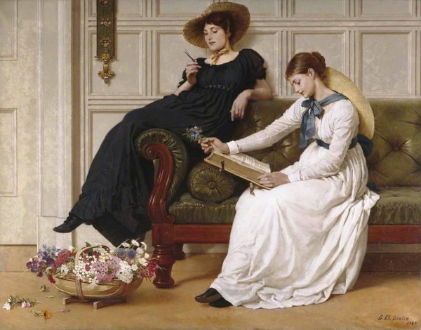 Английский художник George Dunlop Leslie(1835-1921)