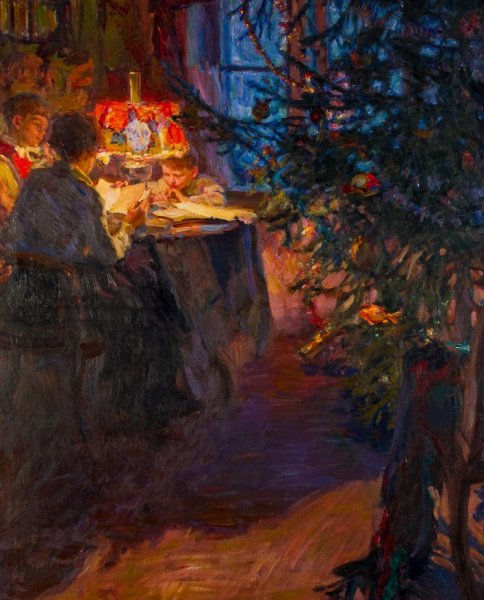 Алексей Корин. Рождественская елка. 1910