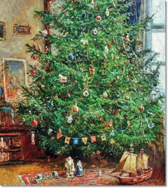 Александр Дудин елка 1953