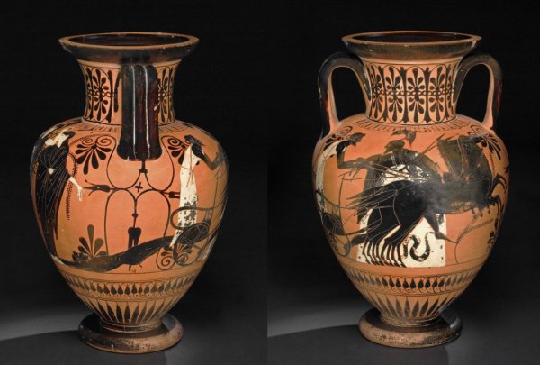 Чернофигурный стиль вазописи древней Греции